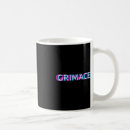 Mug Grimace Edgy - Grunge esthétique Emo Pastel Goth H (Droite)