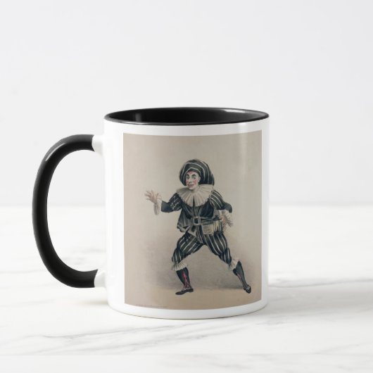 Mug Grimaldi comme Scaramouche, du dell'Ar de Commedia (Gauche)