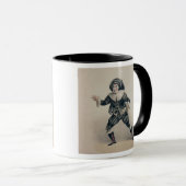 Mug Grimaldi comme Scaramouche, du dell'Ar de Commedia (Devant droit)