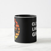Mug Grimper comme une fille Escalade (Centre)