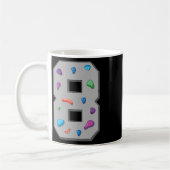 Mug Grimpeur de 8 ans Anniversaire Bloc Escalade R (Gauche)