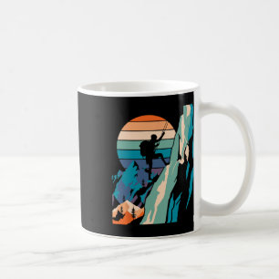 Mug Grimpeur de Montagne Drôle Escalade Bloc Homme