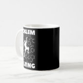 Mug Grimpeur de résolution de problèmes, Chimie de l'e (Devant gauche)