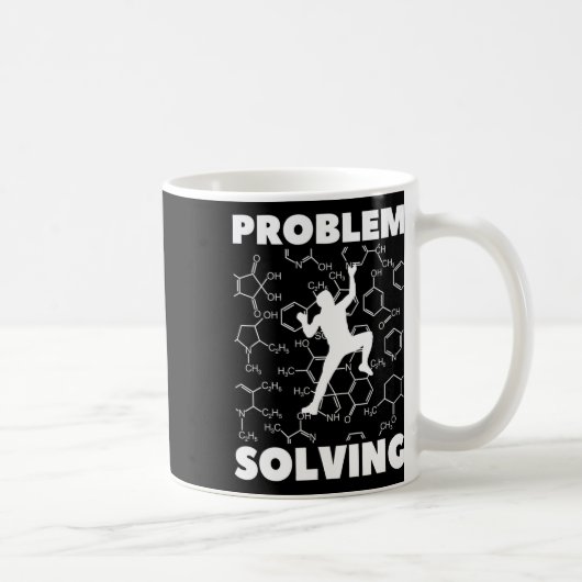 Mug Grimpeur de résolution de problèmes, Chimie de l'e (Droite)