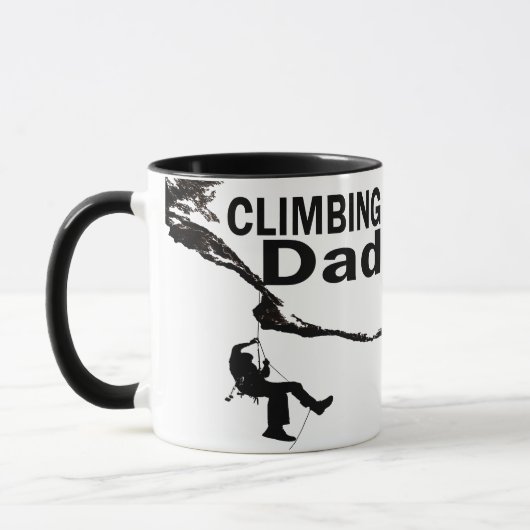 Mug Grimpeur d'escalade papa (Gauche)