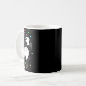 Mug Grimpeur Mur D'escalade Intérieur Panda Drôle (Devant gauche)