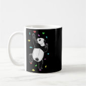 Mug Grimpeur Mur D'escalade Intérieur Panda Drôle (Gauche)