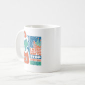 Mug Grinch | Arrêtez Noël Graphique Vintage (Devant gauche)