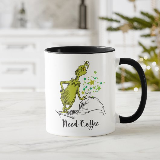 Mug Grinch | Besoin de café drôle