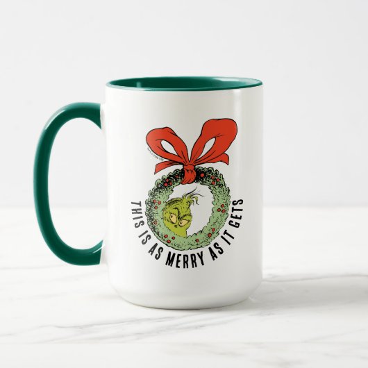 Mug Grinch | C'est aussi joyeux que ça peut l'être (Gauche)