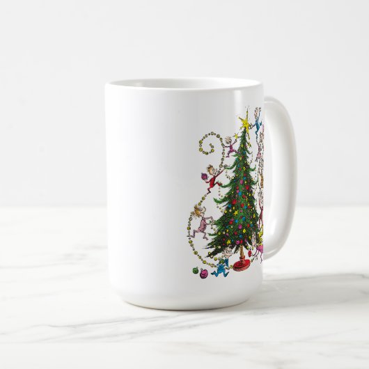 Mug Grinch classique | Arbre de Noël (Devant droit)