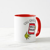 Mug Grinch classique | Fonctionnera pour le devis de h (Devant droit)