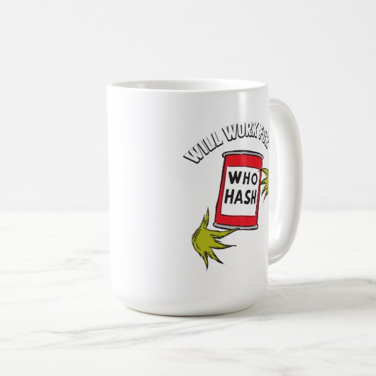 Mug Grinch classique | Fonctionnera pour le devis de h (Devant droit)