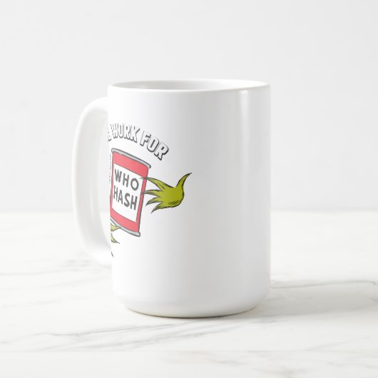 Mug Grinch classique | Fonctionnera pour le devis de h (Devant gauche)