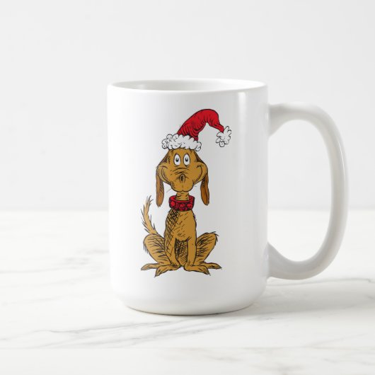 Mug Grinch Classique | Max - Chapeau de Père Noël (Droite)