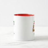 Mug Grinch classique max | Nom et monogramme F (Centre)