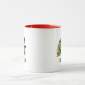 Mug Grinch classique max | Nom et monogramme G (Centre)