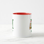 Mug Grinch classique max | Nom et monogramme H (Centre)