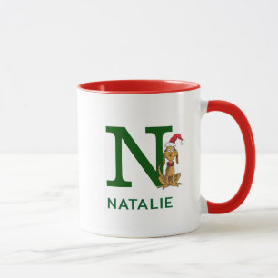 Mug Grinch classique max   Nom et monogramme N