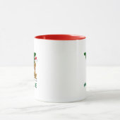 Mug Grinch classique max | Nom et monogramme V (Centre)