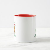Mug Grinch Classique Max | Nom & Monogramme J (Centre)