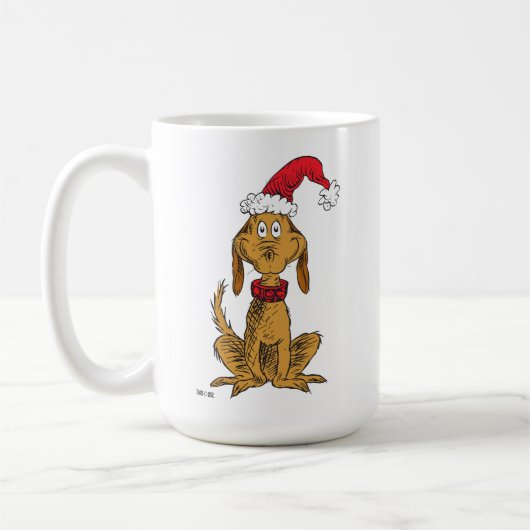 Mug Grinch classique | Max - Santa Hat (Gauche)