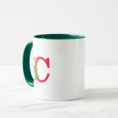 Mug Grinch Classique | Monogramme Mauvais (Devant gauche)