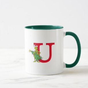 Mug Grinch Classique Monogramme Mauvais U