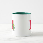 Mug Grinch Classique | Monogramme Méchant M (Centre)