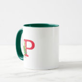 Mug Grinch Classique | Monogramme Méchant P (Devant gauche)