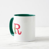 Mug Grinch Classique | Monogramme Méchant R (Devant gauche)