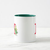 Mug Grinch Classique | Monogramme Vilain H (Centre)