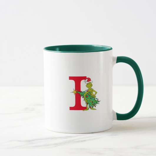 Mug Grinch Classique | Monogramme Vilain I (Droite)