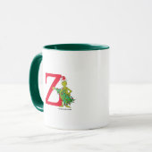 Mug Grinch Classique | Monogramme Vilain Z (Devant gauche)