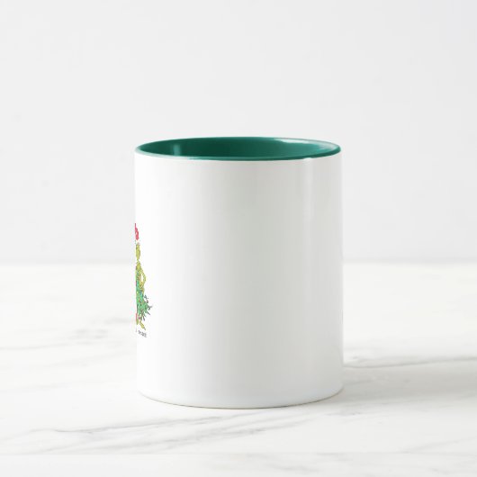 Mug Grinch classique | Naughty Monogram I (Centre)