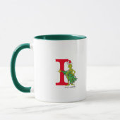 Mug Grinch classique | Naughty Monogram I (Gauche)