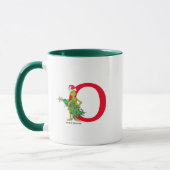 Mug Grinch classique | Naughty Monogram O (Gauche)