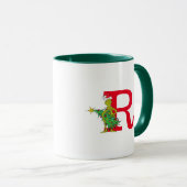 Mug Grinch classique | Naughty Monogram R (Devant droit)