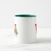 Mug Grinch classique | Naughty Monogram W (Centre)