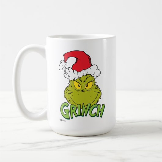 Mug Grinch classique | Naughty ou Nice (Gauche)