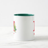 Mug Grinch Classique | Nom Vilain & Monogramme H (Centre)