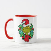 Mug Grinch | Couronne de Noël (Gauche)