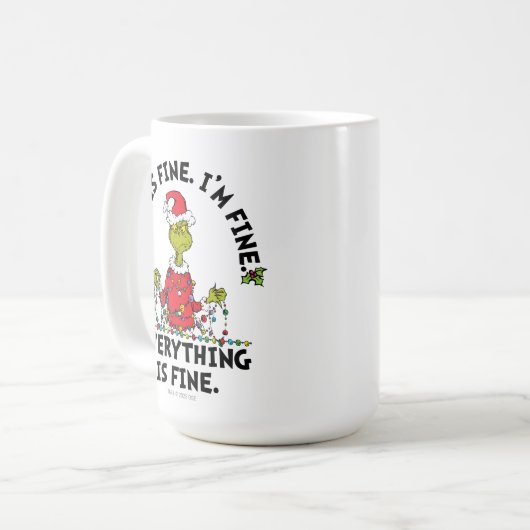 Mug Grinch | Everything is Fine (Devant gauche)