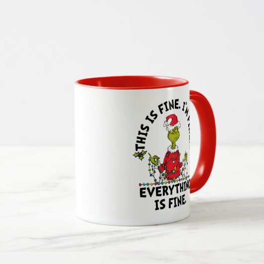 Mug Grinch | Everything is Fine (Devant droit)