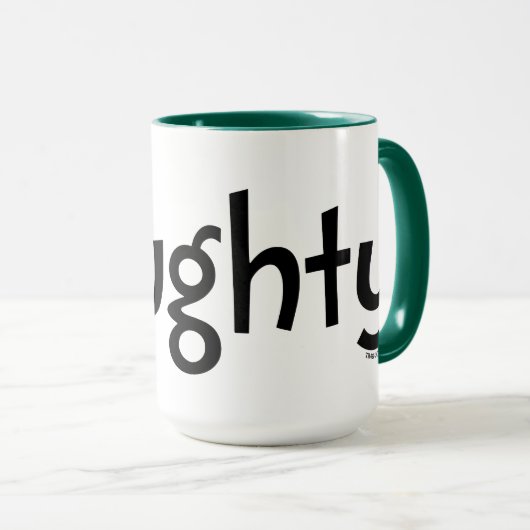 Mug Grinch is Naughty (Devant droit)