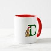 Mug Grinch Max Classique | Monogramme D (Devant droit)