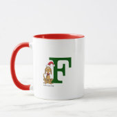 Mug Grinch Max Classique | Monogramme F (Gauche)