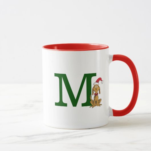 Mug Grinch Max Classique | Monogramme M (Droite)