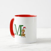 Mug Grinch Max Classique | Monogramme M (Devant gauche)