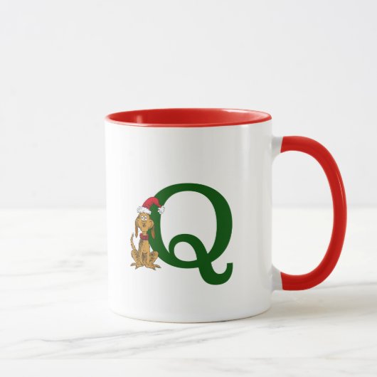 Mug Grinch Max Classique | Monogramme Q (Droite)